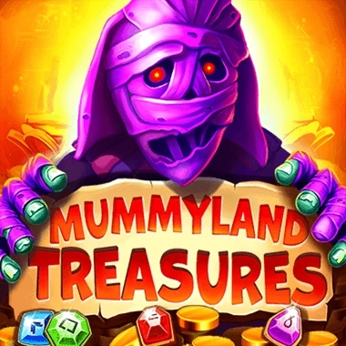 Mummyland Treasures gokkast met paarse mummie en edelstenen